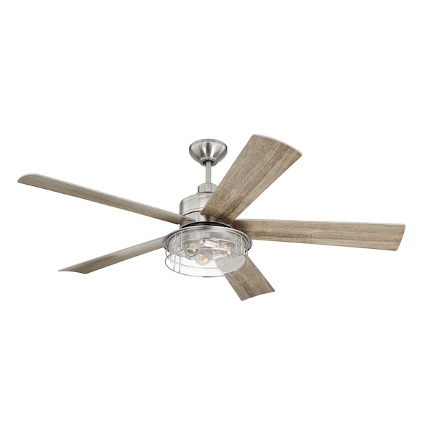 Craftmade 5 Blades, 3 Speeds, 120V/60 Hz, 56 in W GAR56BNK5 - main